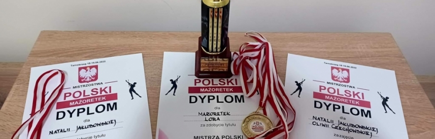 Mażoretki z Piasków z sukcesami na Mistrzostwach Polski