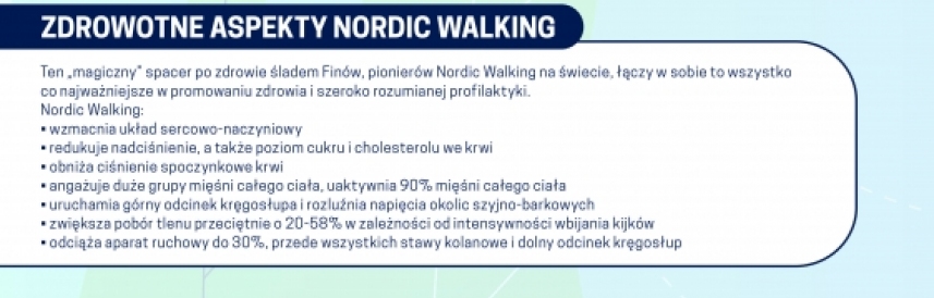 Folder informacyjny o Nordic Walking